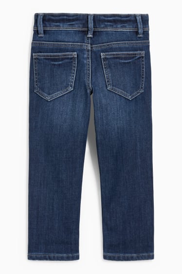 Kinder Buben - Slim Jeans - Thermojeans - jeansblau