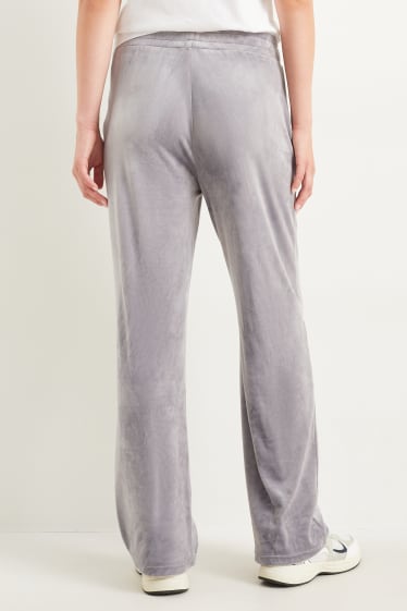 Women - Basic trousers - gray