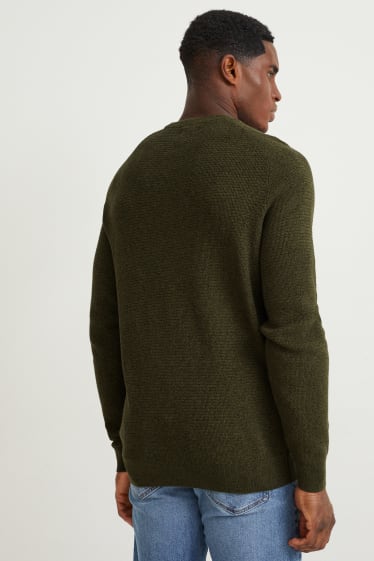 Herren - Pullover - grün