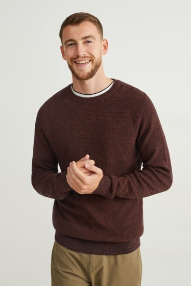 Herren - Pullover - braun