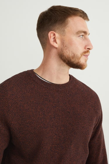 Herren - Pullover - braun