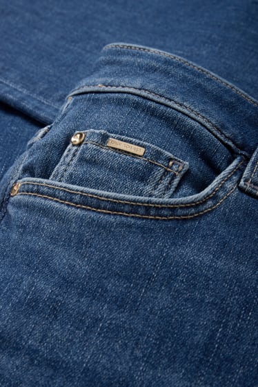 Dames - Straight jeans - mid waist - LYCRA® - jeansblauw