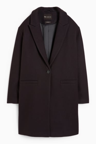 Women - Coat - wool blend - dark blue