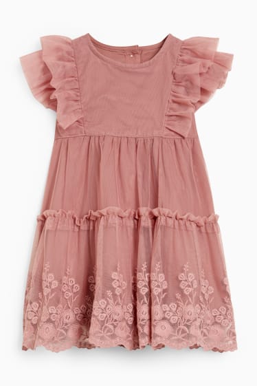 Babys - Baby-Kleid - dunkelrosa