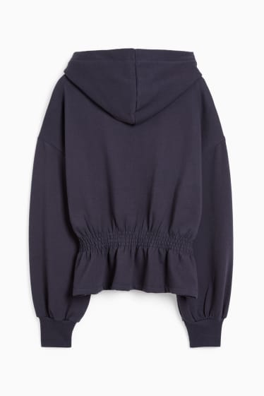 Dames - Hoodie - donkerblauw