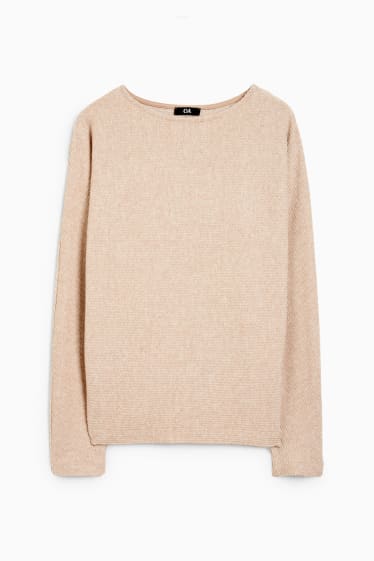 Femmes - Sweat - beige clair