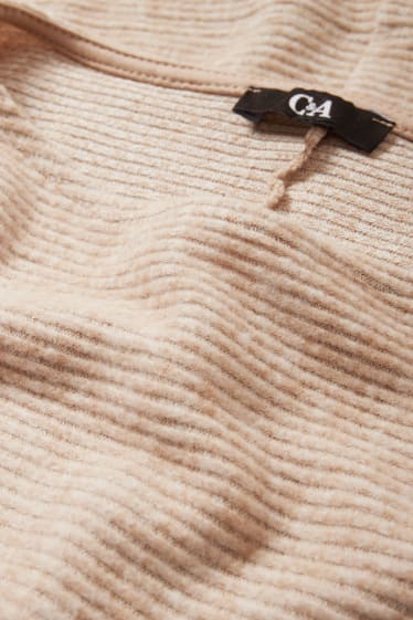 Damen - Sweatshirt - hellbeige