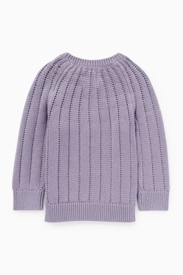 Baby Mädchen - Baby-Pullover - hellviolett