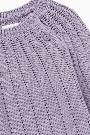 Baby Mädchen - Baby-Pullover - hellviolett