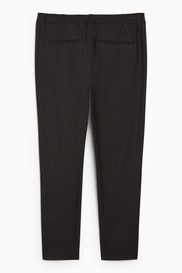 Uomo - Pantaloni chino - tapered fit - nero