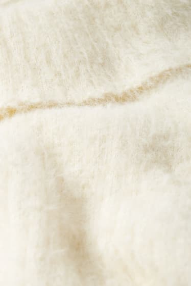 Ados & jeunes adultes - CLOCKHOUSE - pullover épaules dénudées - blanc