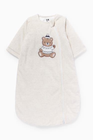 Unisex - Baby sleeping bag - 6-18 months - light beige