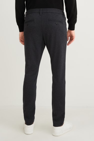 Hommes - Chino - slim fit - Flex - gris foncé