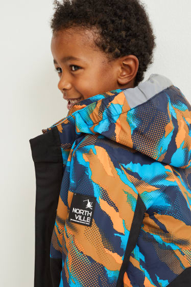 Kinderen: jongens - Ski-jas met capuchon - blauw