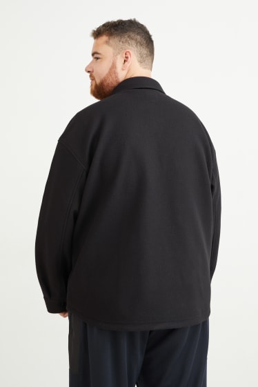 Mężczyźni - CLOCKHOUSE - kurtka koszulowa - czarny