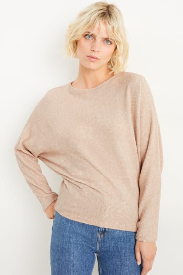 Femmes - Sweat - beige clair