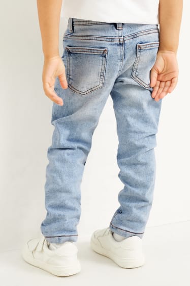 Kinderen - Slim jeans - thermojeans - jeanslichtblauw