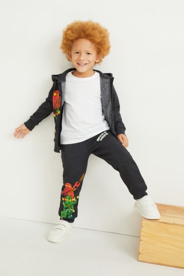 Enfants garçons - Lego Ninjago - pantalon de jogging - gris foncé