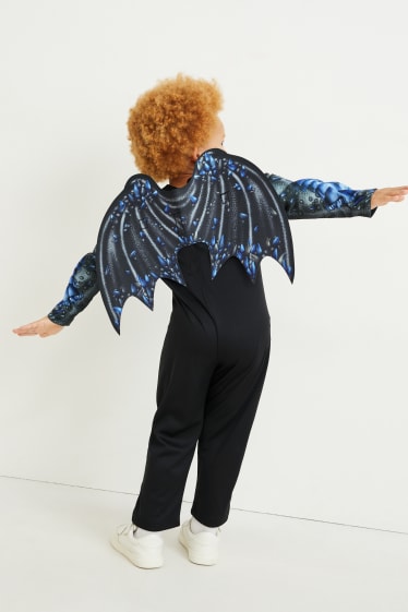 Kinderen: jongens - Drakenpak - 2-delig - blauw
