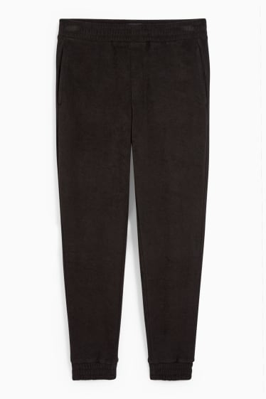 Hombre - Pantalón de deporte de rizo - negro