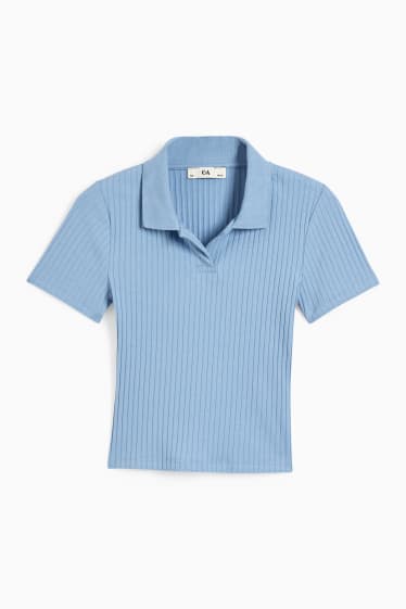 Copii - Tricou polo - albastru