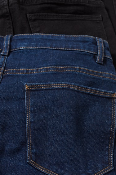 Bambini - Confezione da 2 - skinny jeans - nero