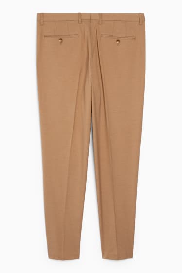 Uomo - Pantaloni coordinabili - regular fit - Flex - elasticizzati - marrone chiaro