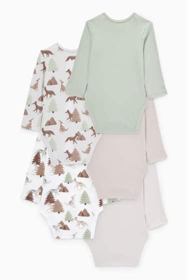 Unisex - Confezione da 5 - body per neonati - grigio chiaro