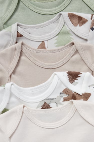 Unisex - Confezione da 5 - body per neonati - grigio chiaro