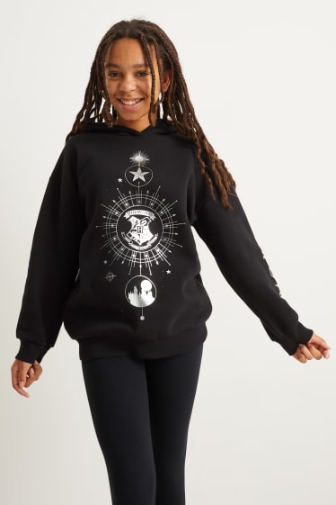 Kinder Mädchen - Harry Potter - Hoodie - schwarz
