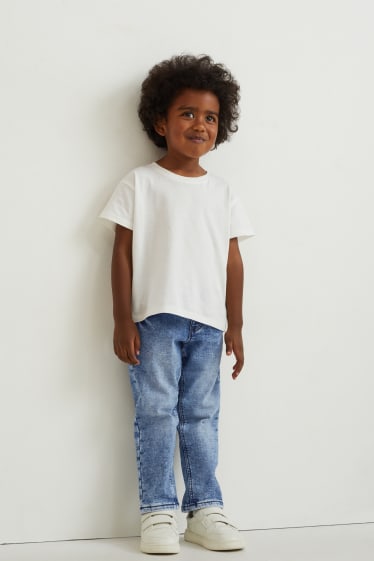 Enfants - Relaxed jean - jean doublé - jean bleu