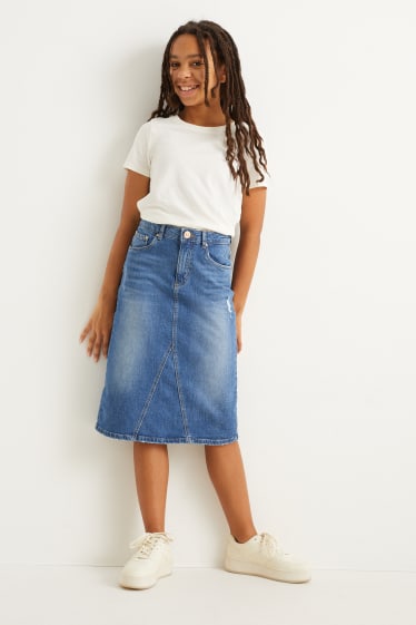 Bambini - Gonna di jeans - jeans blu