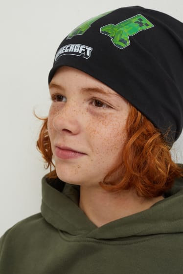 Nen - Minecraft - gorra - negre