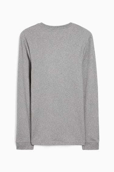 Uomo - Maglia intima termica - grigio melange