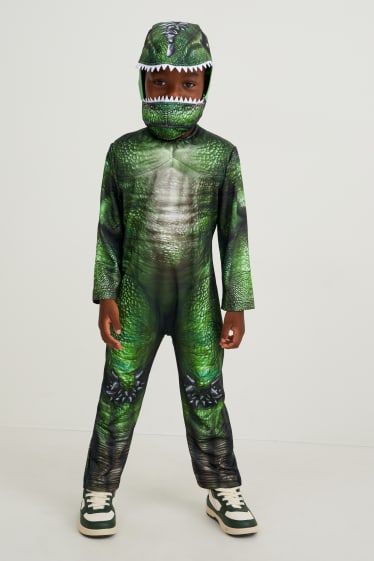 Kinder - Dino - Kostüm - 2 teilig - grün