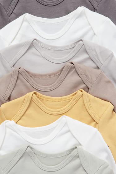 Unisex - Confezione da 7 - body per neonati - grigio