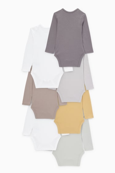 Unisex - Confezione da 7 - body per neonati - grigio