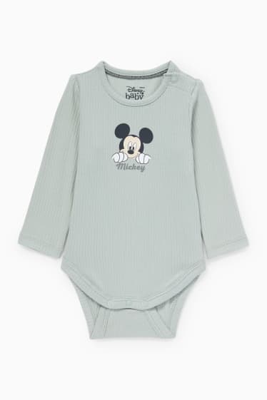 Babys - Micky Maus - Baby-Outfit - 3 teilig - mintgrün