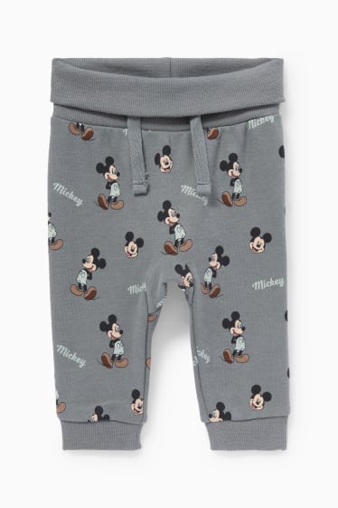 Baby: jongens - Mickey Mouse - baby-outfit - 3-delig - mintgroen