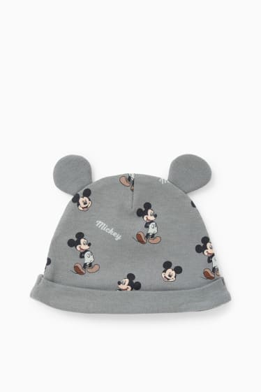 Baby: jongens - Mickey Mouse - baby-outfit - 3-delig - mintgroen