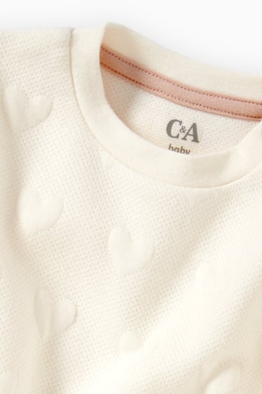 Baby Mädchen - Baby-Outfit - 3 teilig - cremeweiß
