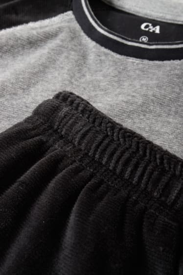 Herren - Winterpyjama - schwarz