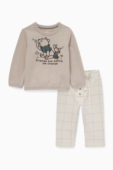 Babys - Winnie Puuh - Baby-Outfit - 2 teilig - taupe
