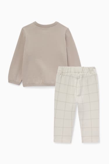 Babys - Winnie Puuh - Baby-Outfit - 2 teilig - taupe