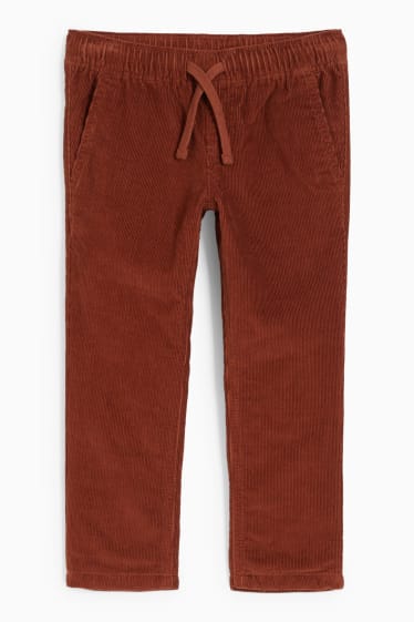 Enfants - Pantalon en velours côtelé - marron