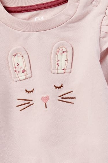 Bebés niñas - Pack de 3 - sudaderas para bebé - fucsia