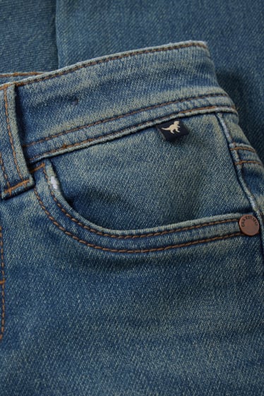 Kinder Buben - Slim Jeans - Thermojeans - Jog Denim - helljeansblau