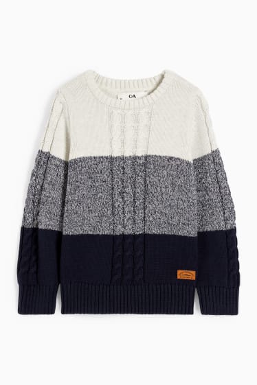 Enfants garçons - Pullover - bleu foncé