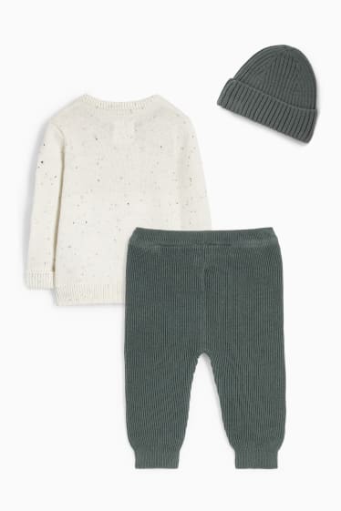 Babys - Baby-Outfit - 3 teilig - grün