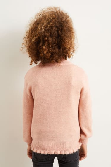 Enfants - Licorne - pullover - rose